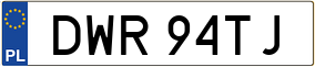 Truck License Plate